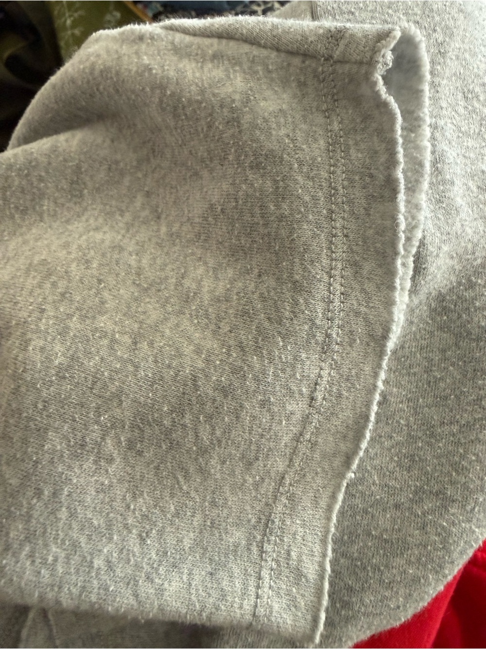 American Eagle Light Gray Knit Sweatshirt - Picture 4 of 5